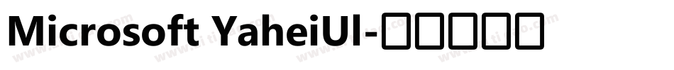 Microsoft YaheiUl字体转换